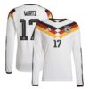 Deutschland 26 Authentic langärmeliges Heimtrikot  mit Aufdruck Wirtz 17