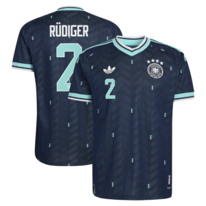 DFB Auswärtstrikot Authentic 2026 mit Aufdruck Rüdiger 2