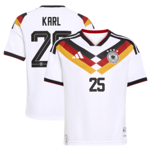 Authentisches Deutschland 26 Heimtrikot - Kinder mit Aufdruck Karl 25