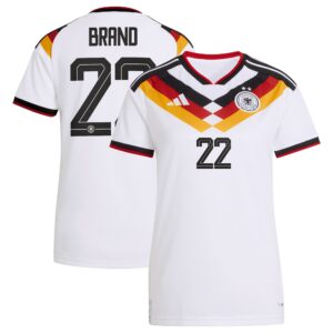 Deutschland 26 Heimtrikot - 2 Sterne - Frauen mit Aufdruck Brand 22