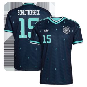 DFB Auswärtstrikot 2026 mit Aufdruck Schlotterbeck 15