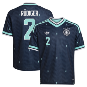 DFB Auswärtstrikot 2026 - Kinder mit Aufdruck Rüdiger 2