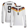 Deutschland 26 Authentic langärmeliges Heimtrikot  mit Aufdruck Schade 9