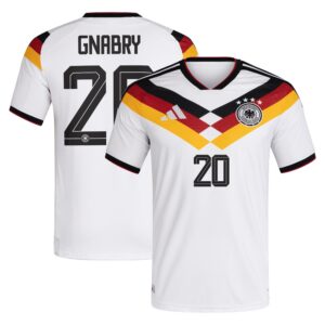 Authentisches Deutschland 26 Heimtrikot mit Aufdruck Gnabry 20