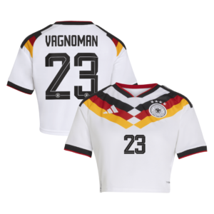 Kürzer geschnittenes Deutschland 26 Replica Heimtrikot mit Aufdruck Vagnoman 23