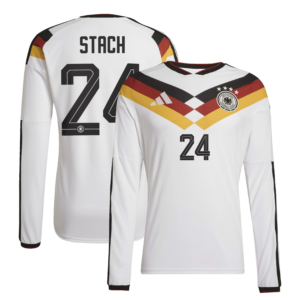 Deutschland 26 Authentic langärmeliges Heimtrikot  mit Aufdruck Stach 24