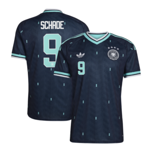 DFB Auswärtstrikot 2026 mit Aufdruck Schade 9