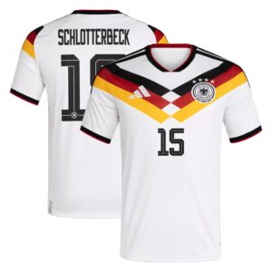Deutschland 26 Heimtrikot mit Aufdruck Schlotterbeck 15