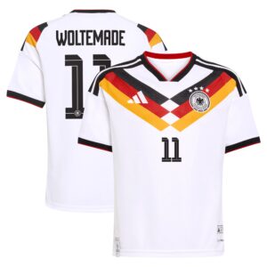 Authentisches Deutschland 26 Heimtrikot - Kinder mit Aufdruck Woltemade 11