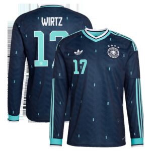 DFB Auswärtstrikot 2026 - Langarm mit Aufdruck Wirtz 17