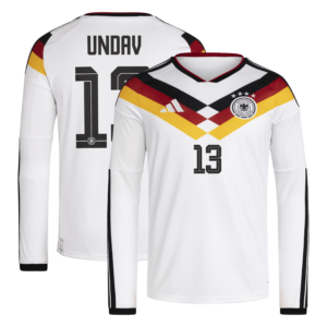 Deutschland 26 Home Replica Langarmtrikot mit Aufdruck Undav 13