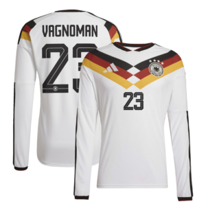 Deutschland 26 Authentic langärmeliges Heimtrikot  mit Aufdruck Vagnoman 23